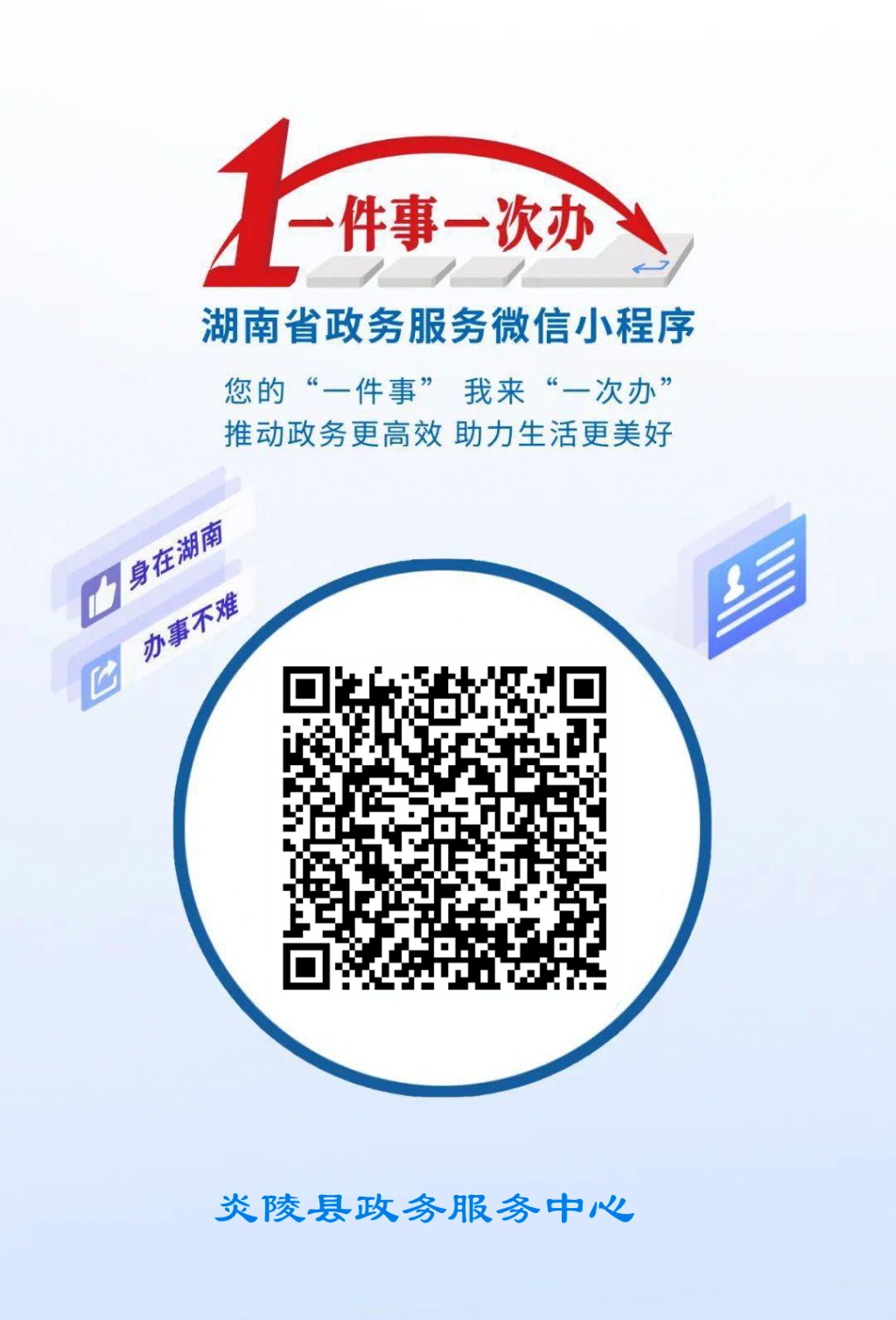 一件事一次办推广码+单位